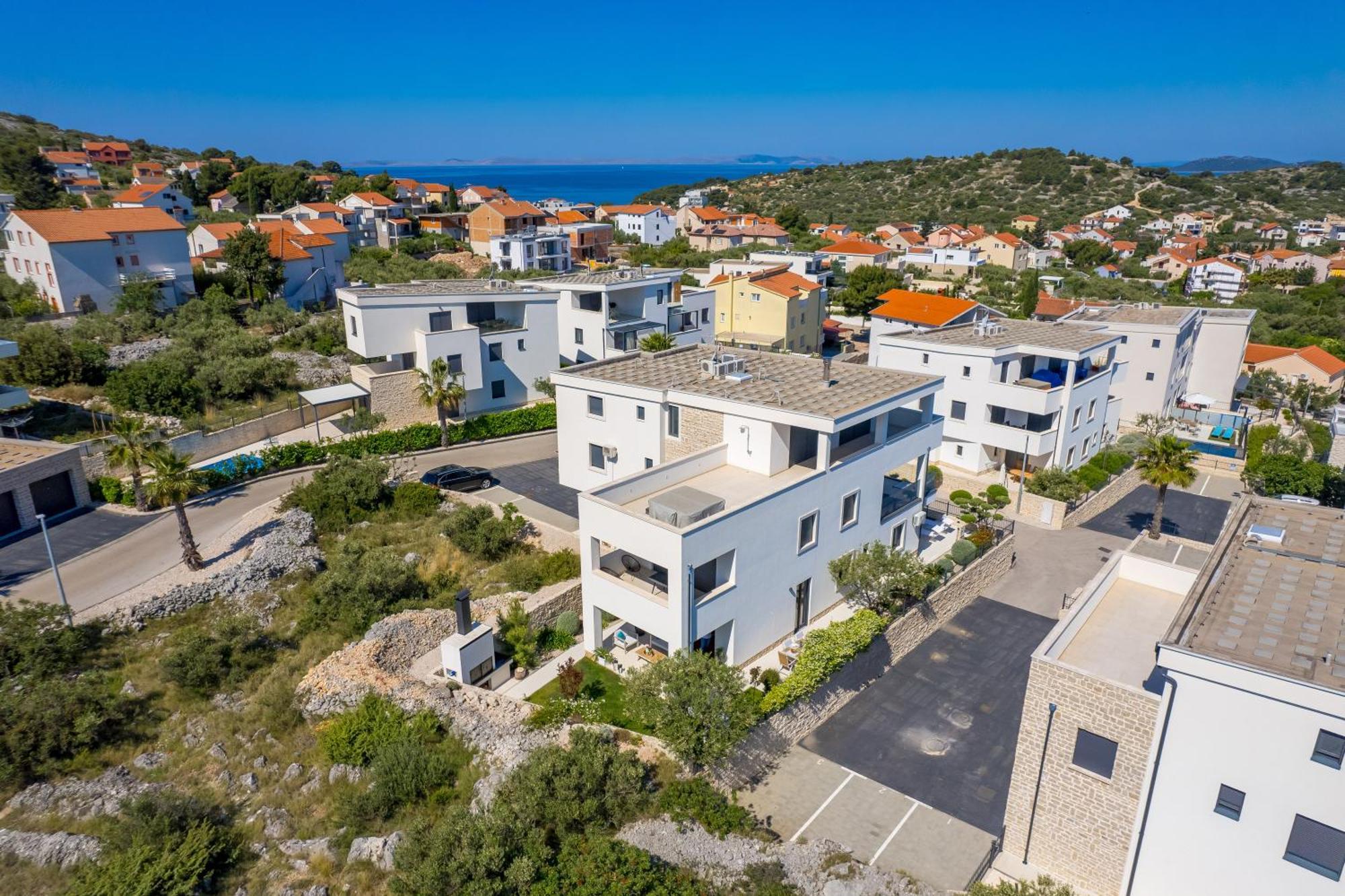 מורטר Luxury Apartment Hyperion With Private Pool And Garden מראה חיצוני תמונה